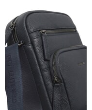 CERRUTI MADDOX Sac en cuir multi-poches bleu - Sacs en Bandoulières pour Homme - 4