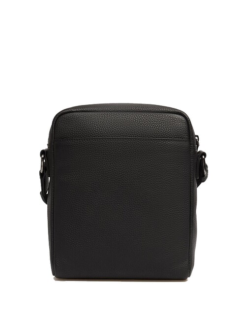 SCOTT Sac en cuir noir - Sacs en Bandoulières pour Homme