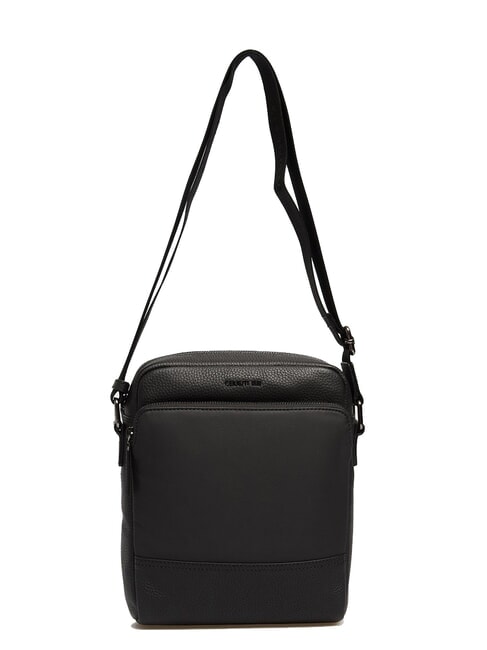 SCOTT Sac en cuir noir - Sacs en Bandoulières pour Homme