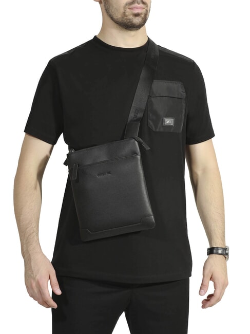 JAKE Sac en cuir noir - Sacs en Bandoulières pour Homme