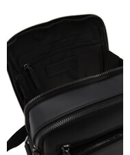 CERRUTI RORY Sac multi-poches en cuir lisse noir - Sacs en Bandoulières pour Homme - 5