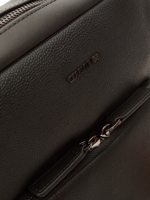 JEREMY Sac en cuir avec poche noir - Sacs en Bandoulières pour Homme