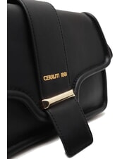 CERRUTI CERRUTIS Sac à bandoulière en cuir noir - Sacs pour Femme - 3