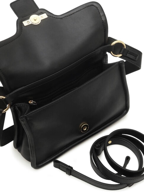 CERRUTIS Sac à bandoulière en cuir noir - Sacs pour Femme