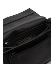 CERRUTI HARPER Sac à bandoulière avec rabat noir - Sacs pour Femme - 4