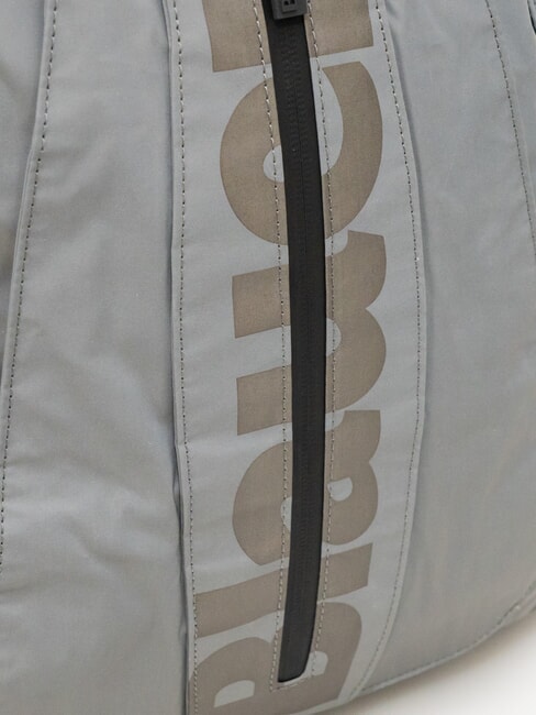 SPLASH Sac à dos avec logo brillant, support pour ordinateur portable 15,6" argent - Sacs à dos pour ordinateur portable