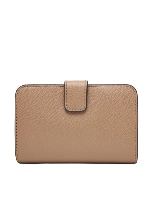 CAMELIA Portefeuille femme en cuir grège - Portefeuilles Femme