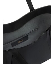 FURLA GOCCIA Sac &agrave; bandouli&egrave;re en cuir Noir - Sacs pour Femme - 3