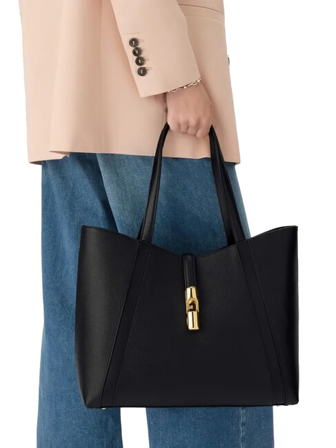 GOCCIA Sac &agrave; bandouli&egrave;re en cuir Noir - Sacs pour Femme