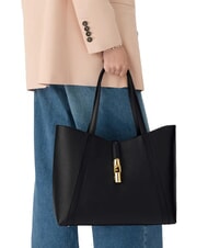 FURLA GOCCIA Sac &agrave; bandouli&egrave;re en cuir Noir - Sacs pour Femme - 4