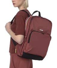 KWAY GIZY Sac à dos en nylon pour ordinateur portable 15" syrah rouge - Sacs à dos pour ordinateur portable - 4