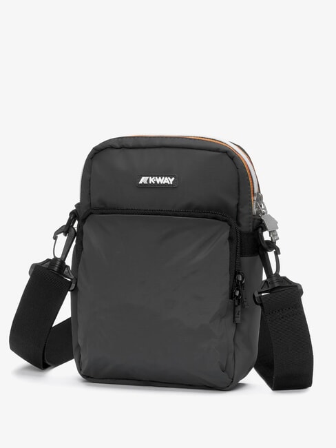ERLOY Sac en nylon avec poche ombre grise dk - Sacs en Bandoulières pour Homme