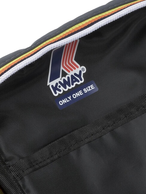 ERLOY Sac en nylon avec poche ombre grise dk - Sacs en Bandoulières pour Homme