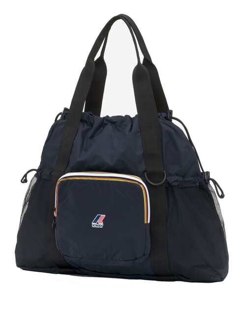 LE VRAI 4.0 JEANETTE Sac fourre-tout pliable &agrave; bandouli&egrave;re profondeur bleue - Sacs pour Femme