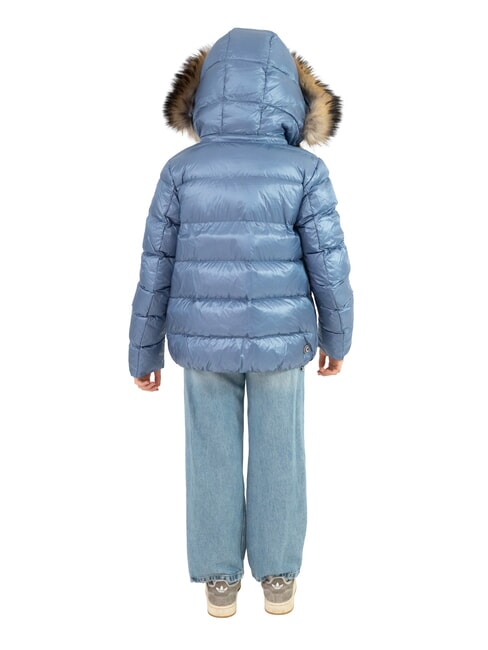 FRIENDLY Doudoune brillante &agrave; capuche hydro-acier noir - B&eacute;b&eacute; Vestes