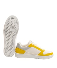 PIQUADRO TE Baskets à blocs de couleurs blanc/jaune - Chaussures unisexe - 2