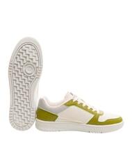 PIQUADRO TE Baskets à blocs de couleurs blanc/vert - Chaussures unisexe - 2