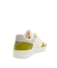 PIQUADRO TE Baskets à blocs de couleurs blanc/vert - Chaussures unisexe - 3