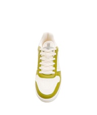 PIQUADRO TE Baskets à blocs de couleurs blanc/vert - Chaussures unisexe - 4