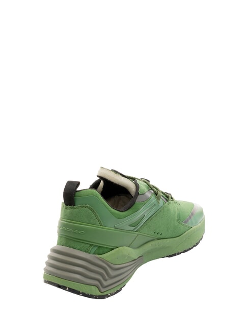 CORNER 2.0 SPECIALE 2 Baskets en tissu recycl&eacute; VERT - Chaussures Homme