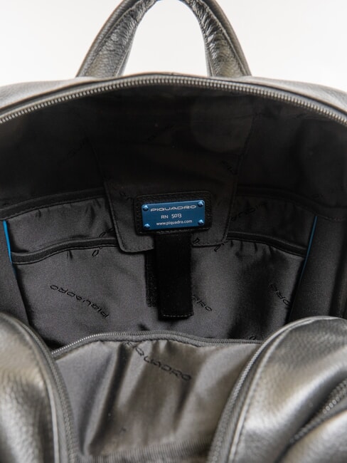 X1 Sac à dos pour ordinateur portable 15,6" en cuir Noir - Sacs à dos pour ordinateur portable