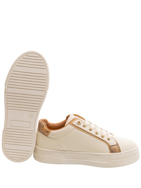 GEO Baskets Blanc / Beige Géo - Chaussures Femme