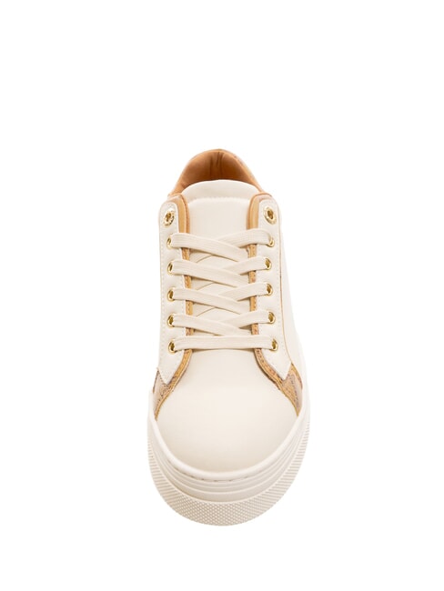 GEO Baskets Blanc / Beige G&eacute;o - Chaussures Femme