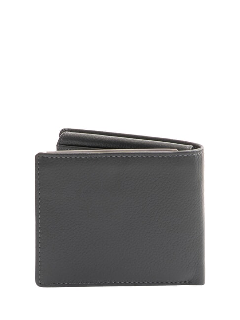 X1 Portefeuille en cuir bleu / brun - Portefeuilles Homme