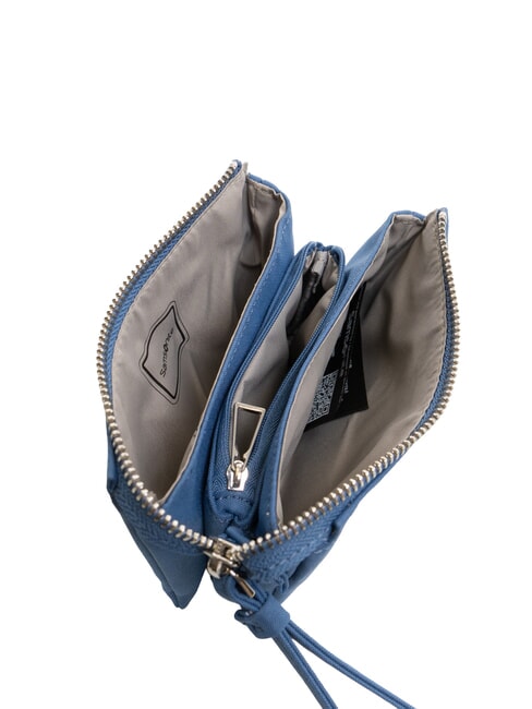 POUCHY Mini pochette à 3 compartiments Indigoblue - Sacs pour Femme