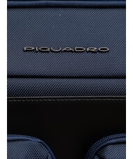 PIQUADRO X19 Chariot à bagages à main bleu - Valises cabine - 3