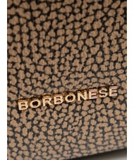 BORBONESE BRUNCH Sac &agrave; bandouli&egrave;re op naturel / noir - Sacs pour Femme - 3