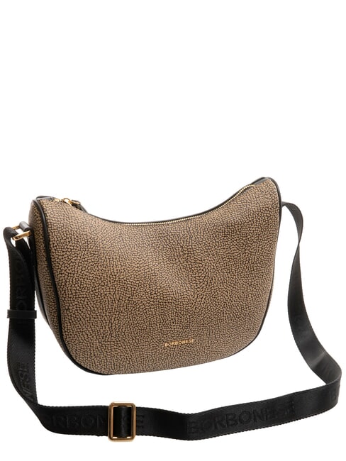 BRUNCH Sac &agrave; bandouli&egrave;re Luna Bag op naturel / noir - Sacs pour Femme