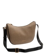 BORBONESE BRUNCH Sac &agrave; bandouli&egrave;re Luna Bag op naturel / noir - Sacs pour Femme - 2