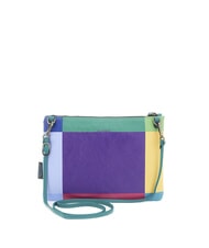 GABS BEYONCE POP M Pochette en cuir avec bandoulière violet géométrique - Sacs pour Femme - 4