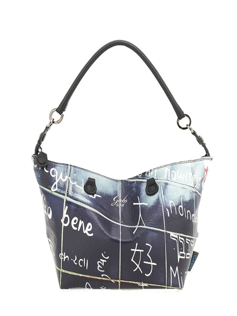 G3 PLUS LARGE MULTICOLOR Sac shopping plat transformable Je t'aime - Sacs pour Femme