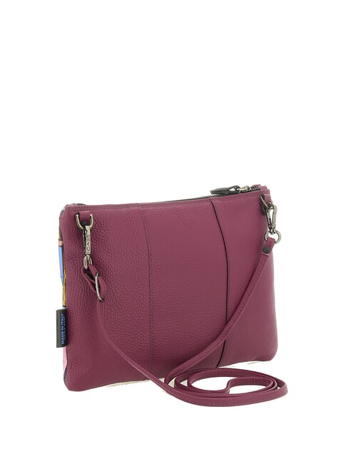 BEYONCE MULTICOLOR M Pochette en cuir avec bandoulière fresque géométrique - Sacs pour Femme