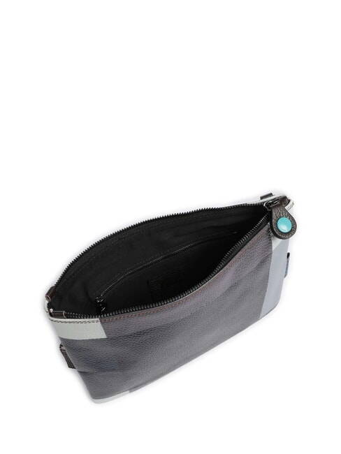 BEYONCE POP M Pochette en cuir avec bandoulière géométrique noir - Sacs pour Femme