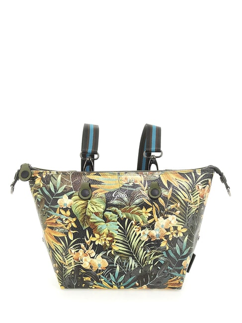 G3 PLUS MEDIUM MULTICOLOR Sac shopping plat transformable jungle - Sacs pour Femme