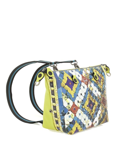 G3 PLUS MEDIUM MULTICOLOR Sac shopping plat transformable paillettes de diamant - Sacs pour Femme