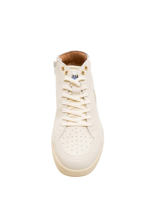 MURRAY Baskets en cuir blanc - Chaussures Homme