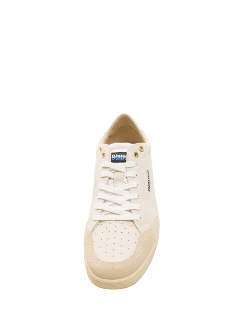 OLYMPIA Baskets blanc/beige - Chaussures Femme