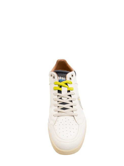 MURRAY Baskets blanc/citron vert - Chaussures Homme