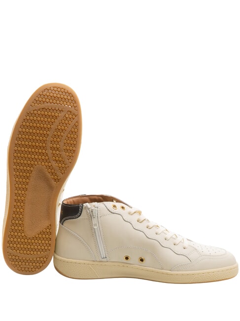 MURRAY Baskets en cuir blanc - Chaussures Homme