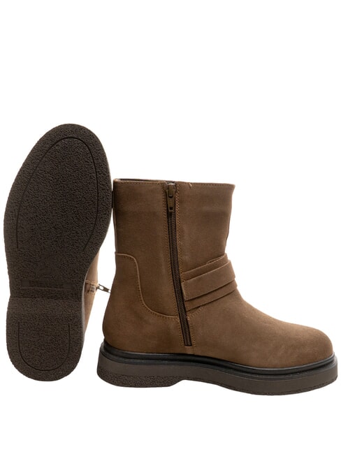 CLARE Bottines en cuir éléphant - Chaussures Femme