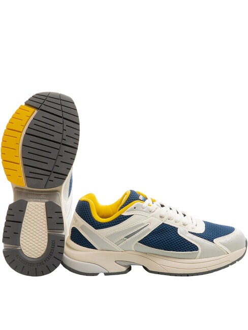 EAGLE Baskets blanc/bleu marine - Chaussures Homme