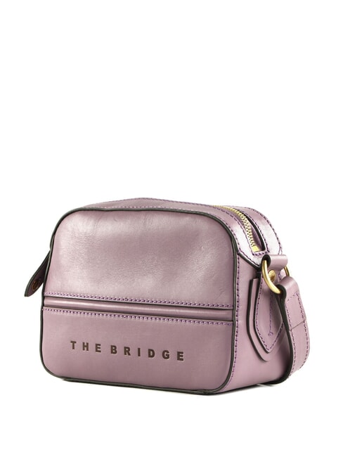 DAPHNE Mini sac pour appareil photo sur l'épaule mauve avec de l'or - Sacs pour Femme
