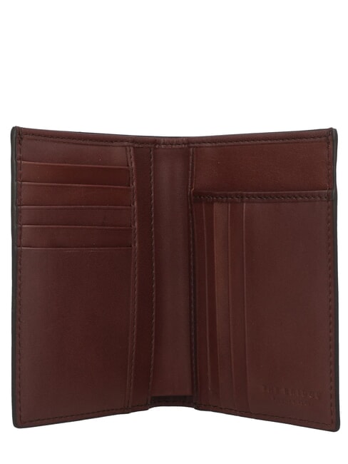 ALBERTO Portefeuille en cuir pour homme Marron / Palladium - Portefeuilles Homme