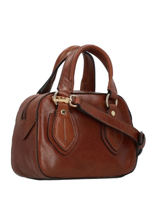 DAPHNE Mini sac à main avec bandoulière MARRON - Sacs pour Femme