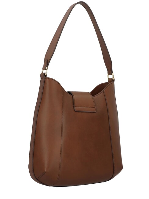 ERICA Sac à bandoulière en cuir MARRON - Sacs pour Femme