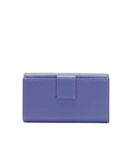 COCCINELLE METALLIC SOFT Grand portefeuille en cuir bleu - Portefeuilles Femme - 2